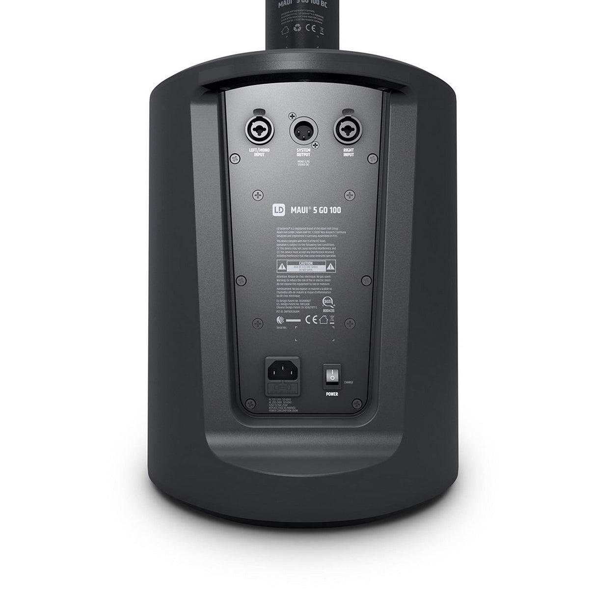 LD Systems MAUI 5 GO 100 - Sistema de PA de columna ultraportátil con alimentación por batería - versión de 3200 mAh