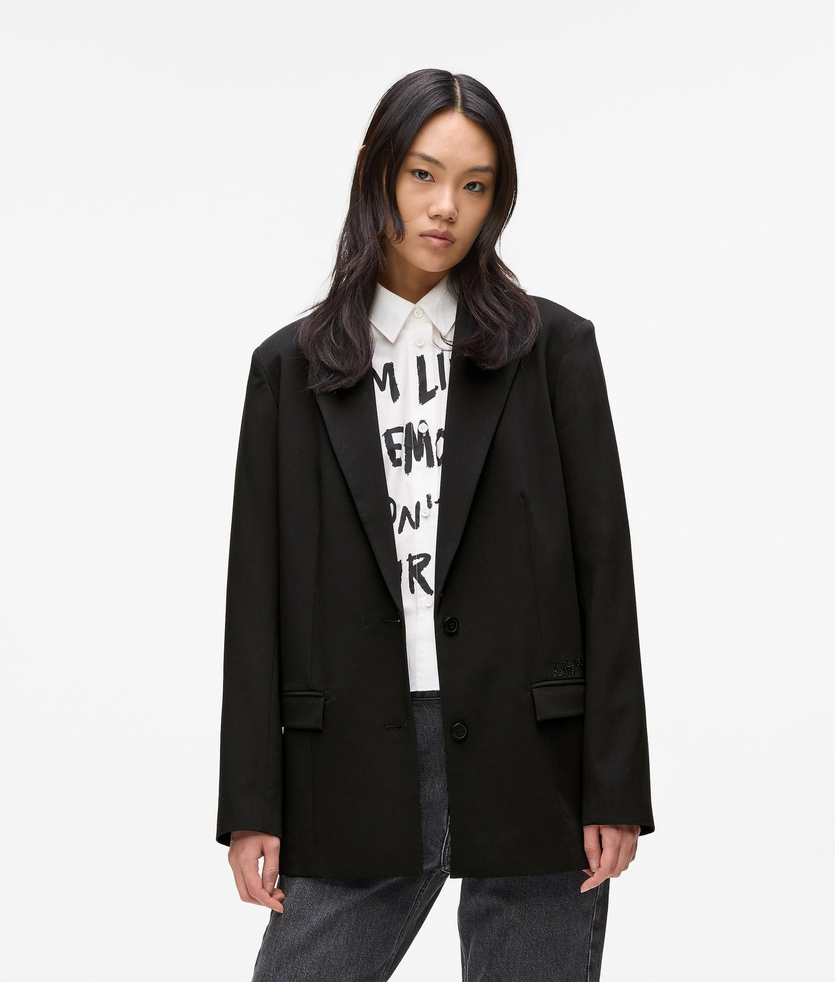 KARL LAGERFELD JEANS, Mujeres, Karl Blazer, Corte Regular, Negro, XS