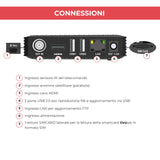 DIGIQUEST Decodificador Tivùsat Retrotv Microsat |Mediaplayer, Mando a Distancia 2 en 1 y tivùsat Smartcard incluidos | De Color Negro