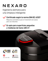 Robot Aspirador NR 1500 para Limpieza de Suelos – Vacuum Cleaner con Licencia HUB 36 Meses, Certificado TÜV y Filtro HEPA – para 400m² y 250 min de autonomía – Ideal para Uso Comercial