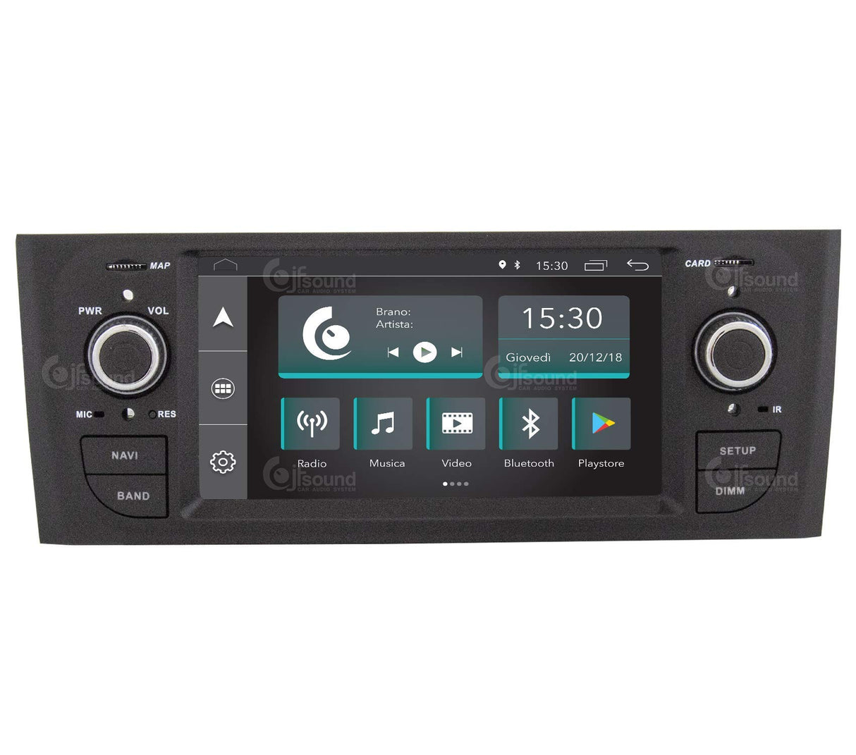 Radio de Coche Personalizada Fiat Grande Punto Linea Android Dab GPS Bluetooth WiFi USB Full HD Touchscreen Display 6.2”