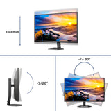 Philips 27E1N5500LA Monitor 27 Pulgadas QHD, 75Hz, VA, 1 ms MPRT, Adaptive Sync., FreeSync, Altura Ajustable, Altavoces (2560x1440, 2X HDMI 1.4, 1x DP 1.2), Negro