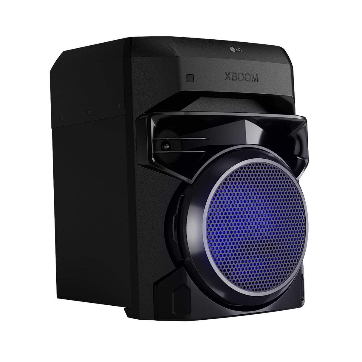 LG XBOOM RNC2, Altavoz de Gran Potencia, 80W, la Bestia, 2 Altavoces, Bluetooth 4.2, USB, Conexión Auxiliar RCA, iluminación LED y entradas para micrófono, Gris Oscuro
