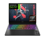 HP OMEN MAX 16-ak0007ns - Ordenador Portátil Gaming de 16" 2.5K 240Hz (Ryzen AI 9 HX 375, 32GB RAM, 1 TB, NVIDIA GeForce RTX 5070 TI 12GB, Windows 11, WiFi 7) Negro - Teclado QWERTY Español