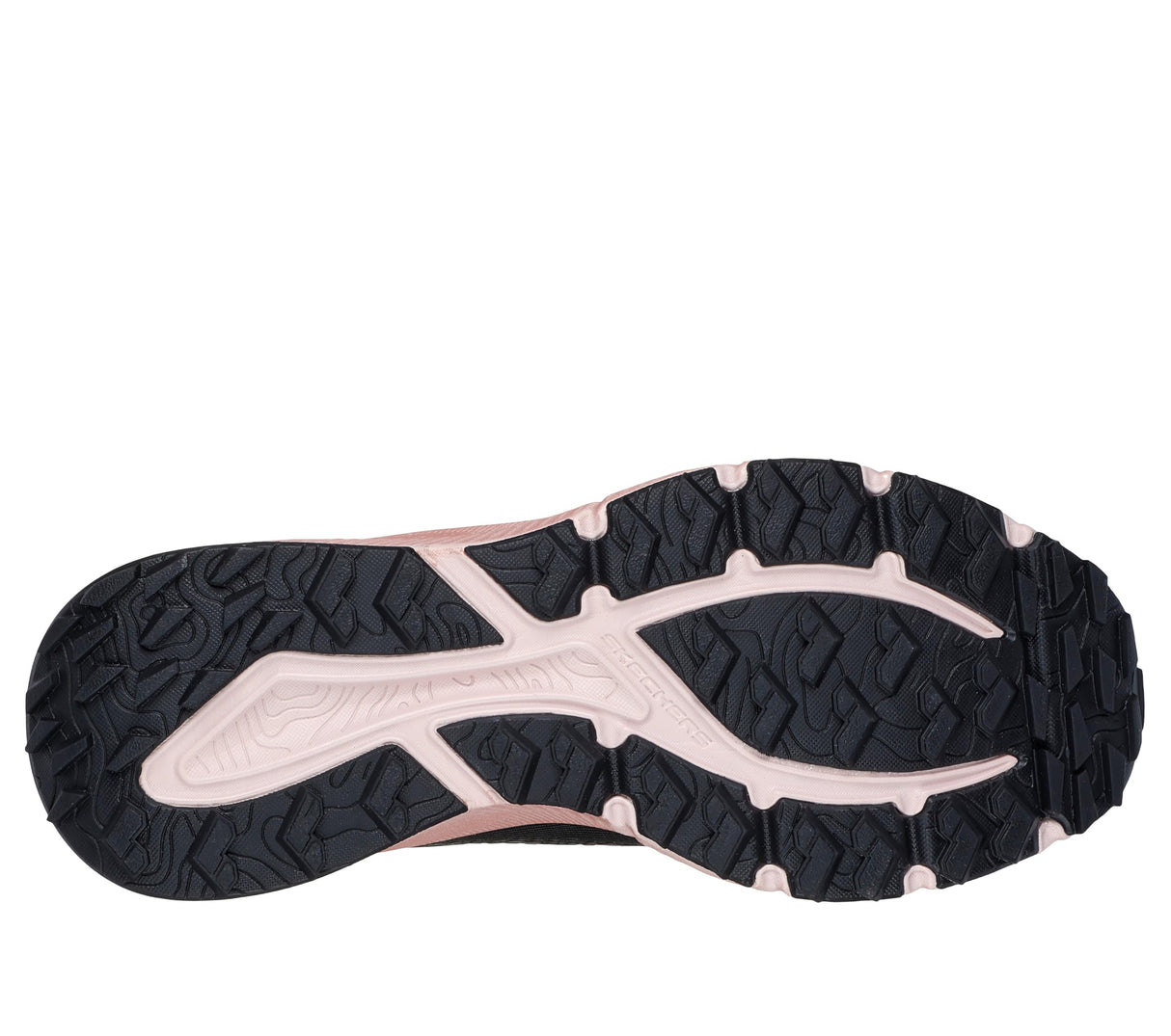 Skechers Switch Back Mist, Zapatillas Mujer, Black Textile/Synthetic/Pink Trim, 38 EU