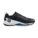 Wilson Rush Pro 4.5, Tennis Shoe Hombre, Black/White/Ensign Blue, 42 2/3 EU
