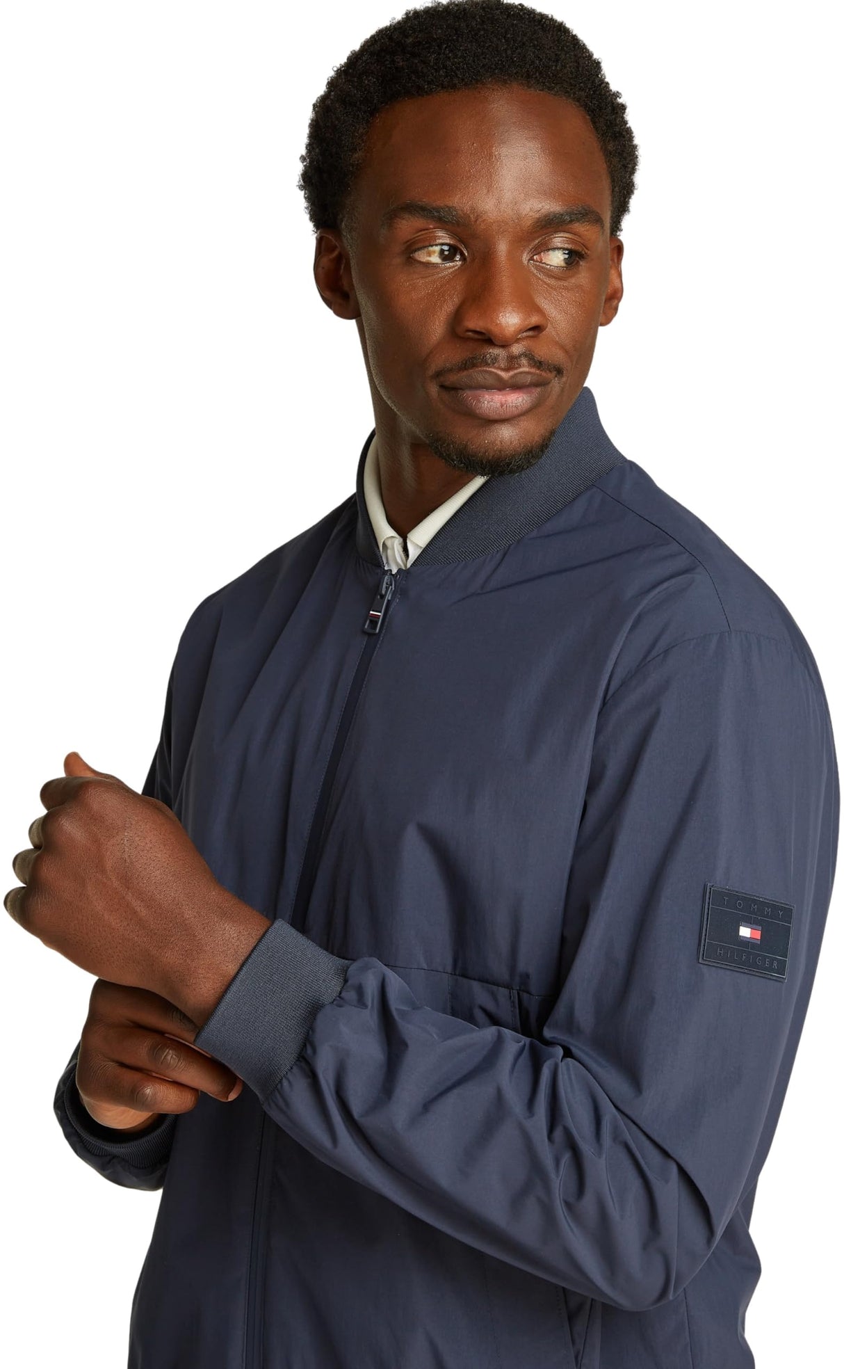 Tommy Hilfiger Chaqueta Bomber MW0MW39199, Blue (Desert Sky), S para Hombre