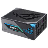 ASUS ROG Thor 1600W Titanium III Fuente de alimentación, 80 Plus Titanium, ATX 3.1, MOSFET GAN, Estabilizador de Voltaje Inteligente, Pantalla OLED magnética, Modo Turbo, 10 años de protección