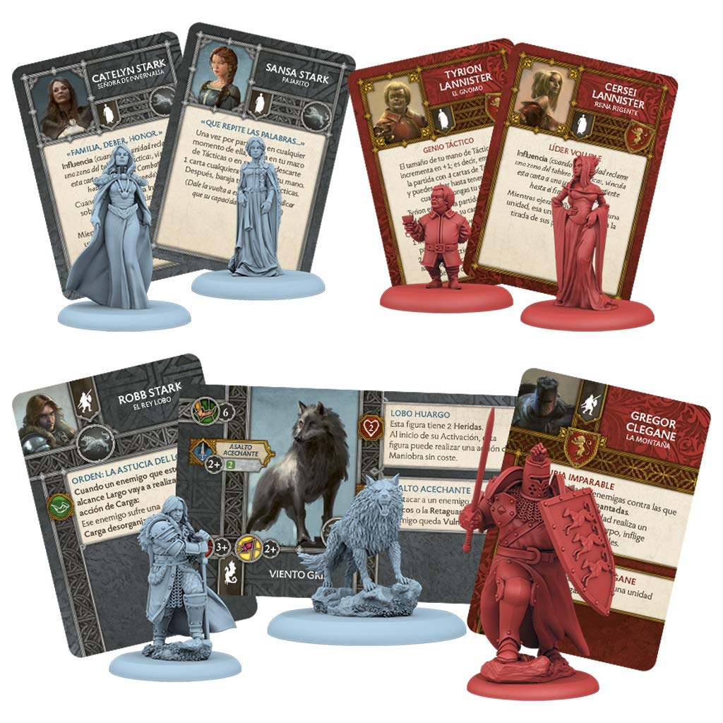 CMON Game of Thrones Canción de Hielo y Fuego: Juego de miniaturas-Español, Multicolor (Edge Entertainment EECMSI01)