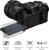 Panasonic DC-S5KS85KIT LUMIX Cámara Evil de 24 MP, Estabilizador óptico de 5 Ejes, Visor OLED, Raw, Wi-Fi, 4K + Objetivo Lumix 20-60 mm + 0bjetivo Lumix S-S85 85 mm- F1.8, Color Negro
