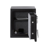 Amazon Basics Caja fuerte resistente a incendios, con teclado electrónico programable, 23.5 l, negro, 36 x 31 x 40 cm (ancho x prof. x alto)