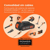 BLACK+DECKER Taladro percutor SDS-Plus a batería 18V, baterías de iones de litio 2,5Ah, potente energía de impacto 1,2J, caja del kit, BCD900E2K-QW