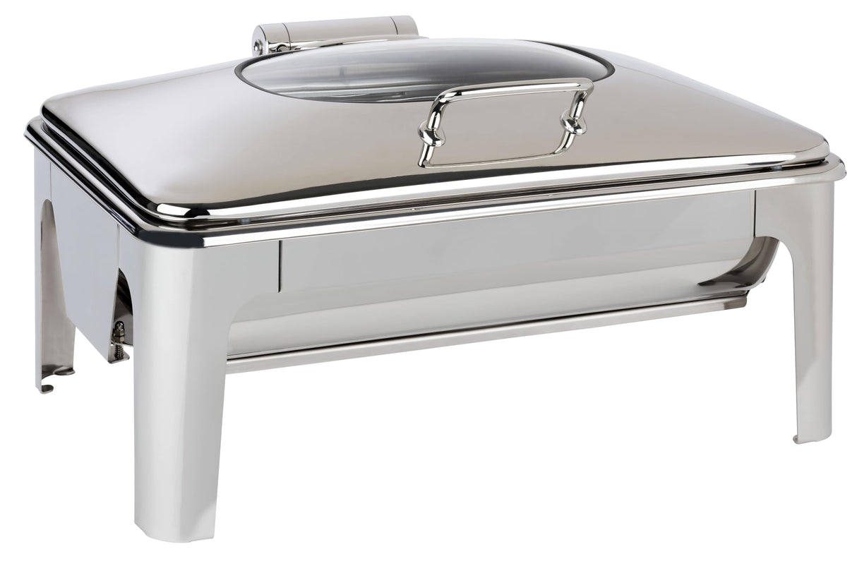 APS 12322 EASY INDUCTION Chafing Dish - Juego de 1 marco para fregadero (1 recipiente GN 1/1, mango resistente al calor, 60 x 42 x 30 cm, 9 L)