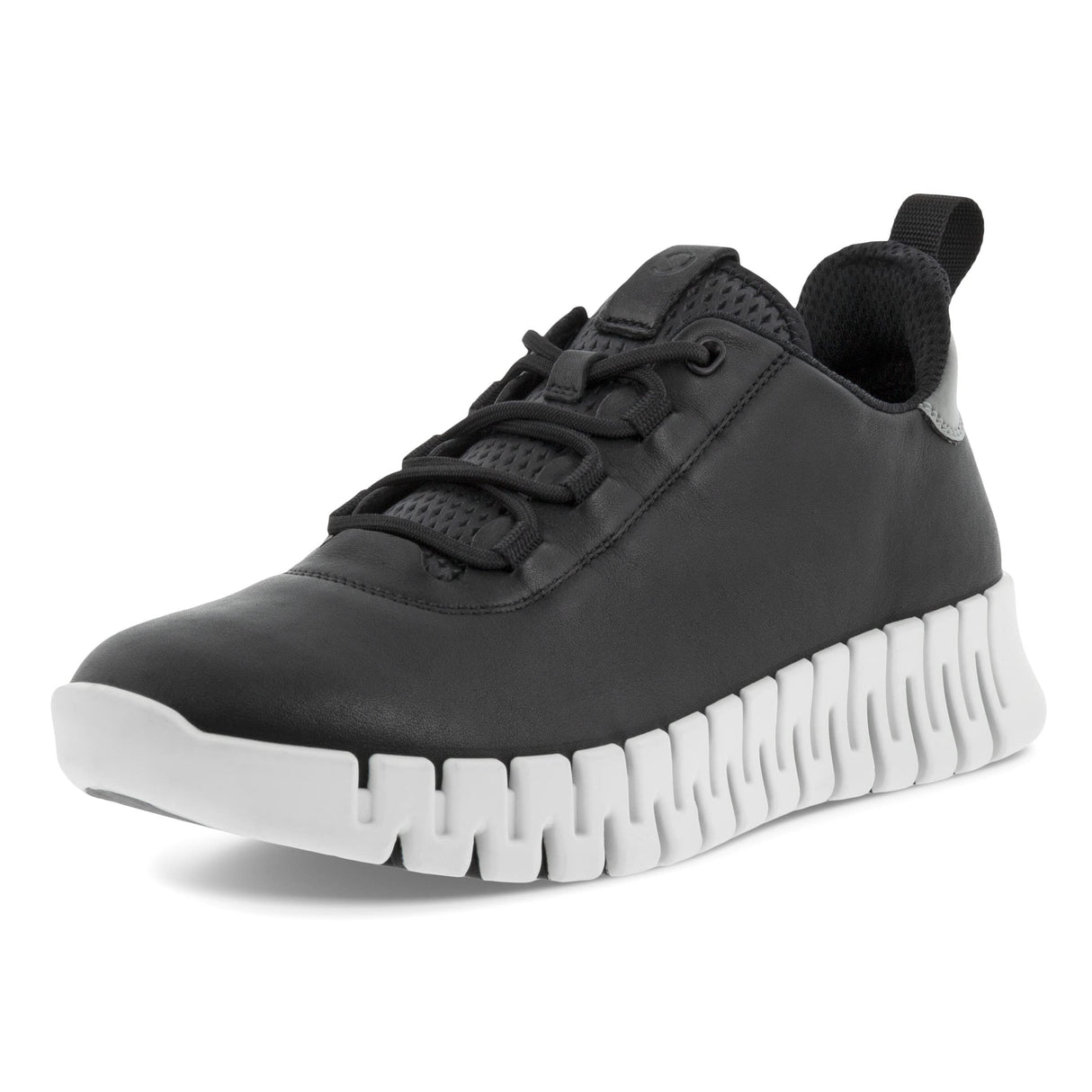 ECCO Gruuv Zapatillas para Mujer, Black Light Grey, 38 EU