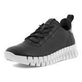 ECCO Gruuv Zapatillas para Mujer, Black Light Grey, 38 EU