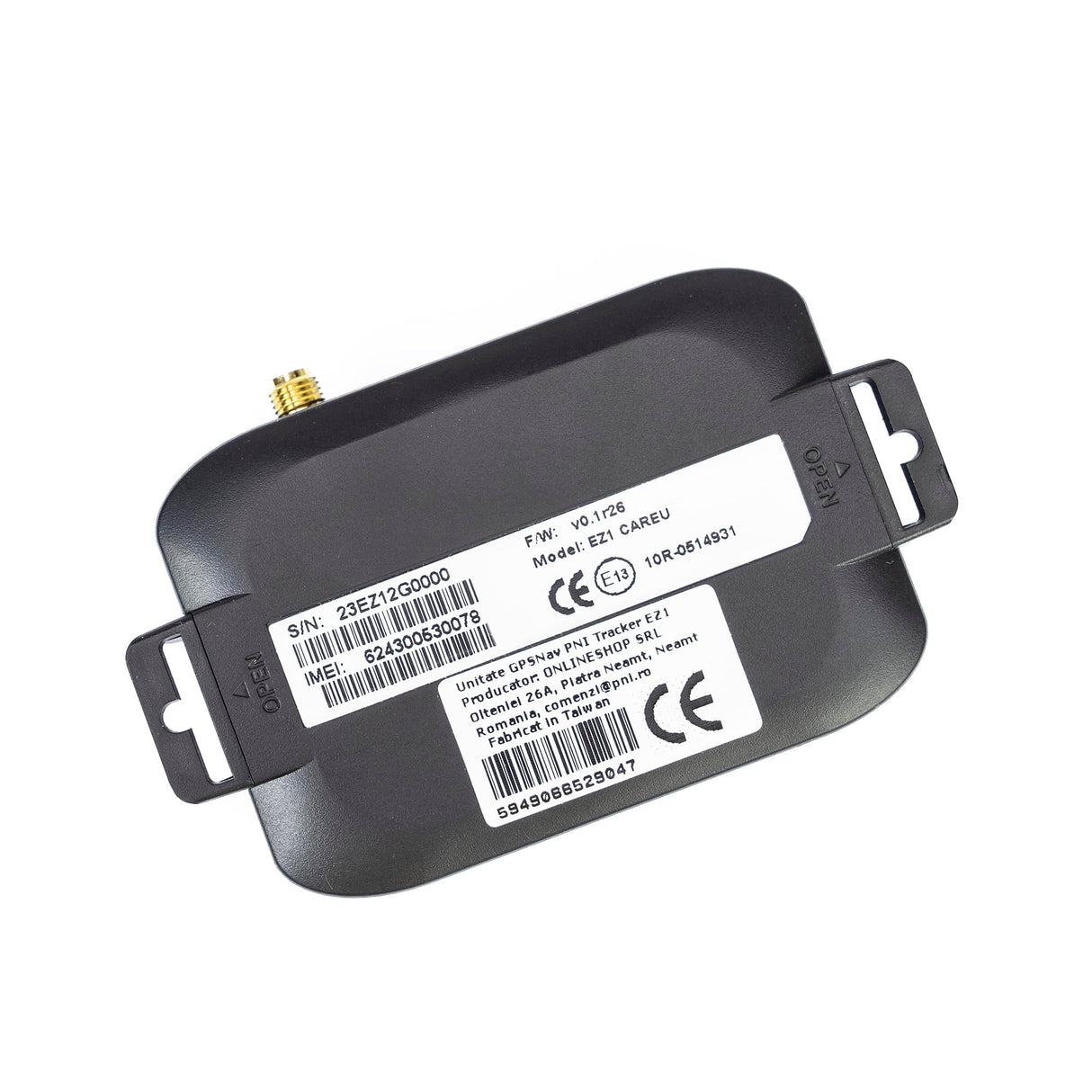Unidad de Seguimiento GPSNav PNI Tracker EZ1 para Montaje especializado (a Bordo) y comunicación gsm 850/900/1800/1900 MHz