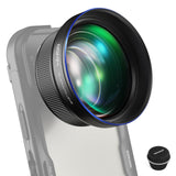 NEEWER HD 85MM Lente Teleobjetivo Teléfono Solo para 17mm Placa Posterior Rosca, Aumento 2.5X Compatible con SmallRig NEEWER iPhone Samsung Funda para Teléfono con 17mm Lentes Adaptador, LS-59