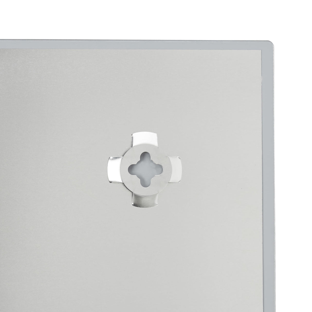 Relaxdays Pizarra Magnética Grande, Cristal, Blanco, 100 x 60 cm