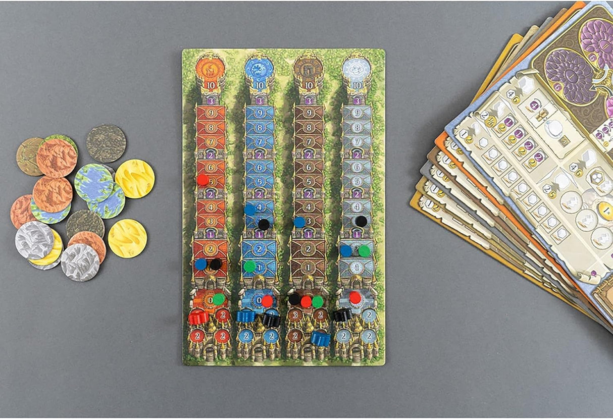 Capstone Games Terra Mystica: Big Box,Contiene: Terra Mystica: Juego Base, Expansión de Fuego y Hielo, 1-5 Jugadores, 30 Minutos por Jugador
