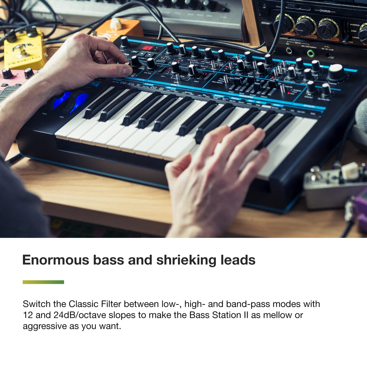 Novation Bass Station II - Teclado MIDI