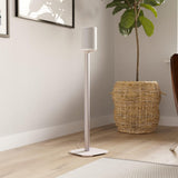 Vogel's SFS 4113 Pie de Altavoces para Sonos ERA 100, Sistema para colocación de Cables, Altura: 82 cm, Máx. 5 kg, Blanco