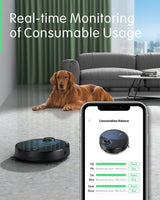 zoozee Z70 Robot Aspirador y fregasuelos con LiDAR navegador láser, succión de 3500 Pa y 5200mAh, Ideal Mascotas - Sugerencias Personalizadas - 5GHz Wifi-Compatible con tu Asistente de Voz