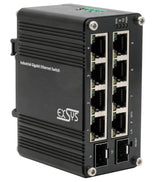 EX-62035M-SFP Mini Conmutador Gigabit Industrial de 10 Puertos Administrable en Web