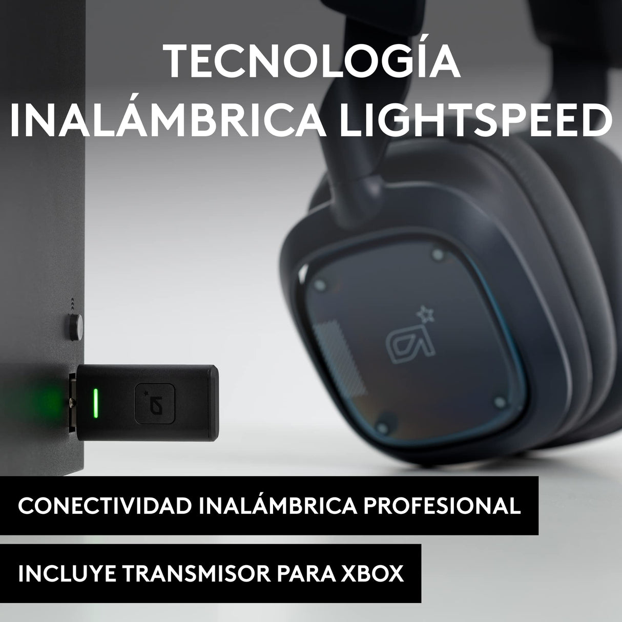 ASTRO Gaming Logitech G A30 LIGHTSPEED Auriculares inalámbricos para Bluetooth, Dolby Atmos, mic desmontable, batería 27h, carga USBC, para Xbox, PS5, PS4, NSW, PC, Android - Azul