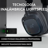 ASTRO Gaming Logitech G A30 LIGHTSPEED Auriculares inalámbricos para Bluetooth, Dolby Atmos, mic desmontable, batería 27h, carga USBC, para Xbox, PS5, PS4, NSW, PC, Android - Azul