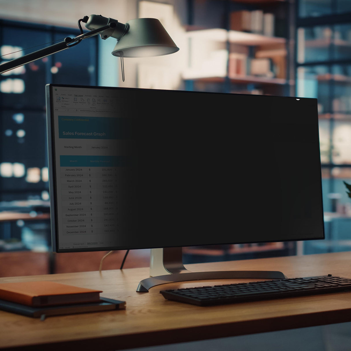 StarTech.com Filtro de Privacidad para Monitor Dell P3424WE Curvo Ultrawide 21:9 - de Doble Cara - Protector - TAA