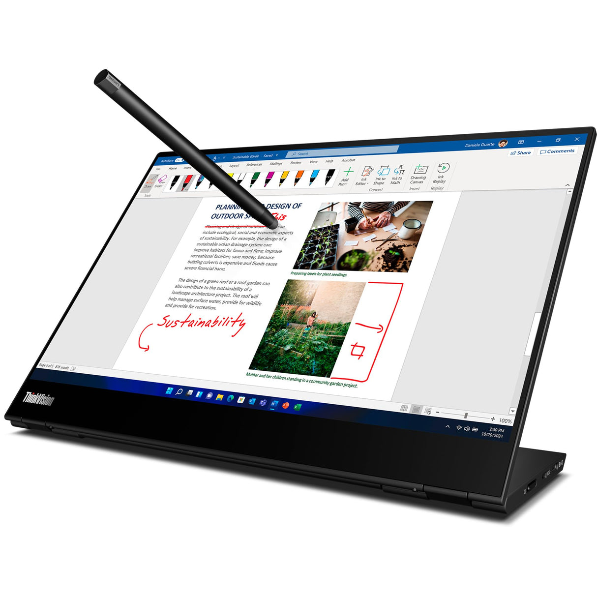 ThinkVision M14t Gen2 14-inch Monitor