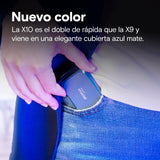 Crucial X10 8TB SSD Externo Portátil, hasta 2100MB/s, USB-C 3.2 Gen2, Clasificación IP65 de resistencia al agua y al polvo, Disco Duro Sólido Externo, Azul Mate - CT8000X10SSD9-02