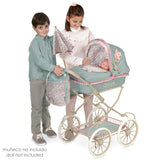 Coche Muñeca Plegable Con Sombrilla Provenza 46X68X81Cm. Bolso Convertible En Canastilla.