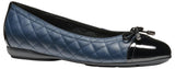 Geox D Annytah B, Ballet Flat Mujer, Azul Marino, Negro, 36 EU
