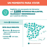 Smartbox - Caja Regalo Estancia SPA y Relax - Idea de Regalo para mi Hermana - 1 Noche con SPA o Tratamiento para 2 Personas