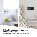 TechniSat DIGITRADIO UP 1 - Radio Dab+ Empotrable para su Instalación en Enchufes Dobles (Dab, FM, Bluetooth, Pantalla LCD Regulable, Despertador, Temporizador para Dormir, 2 Vatios RMS) Negro