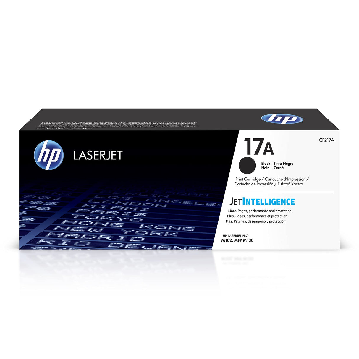 HP 17A CF217A, Negro, Cartucho Tóner Original, de 1.600 páginas, para impresoras HP LaserJet Pro M102 y M130