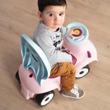 Smoby - Maestro Balade Pink Ride-On - para ni�os a Partir de 6 Meses - Actualizable - Silent Wheels - Bocina