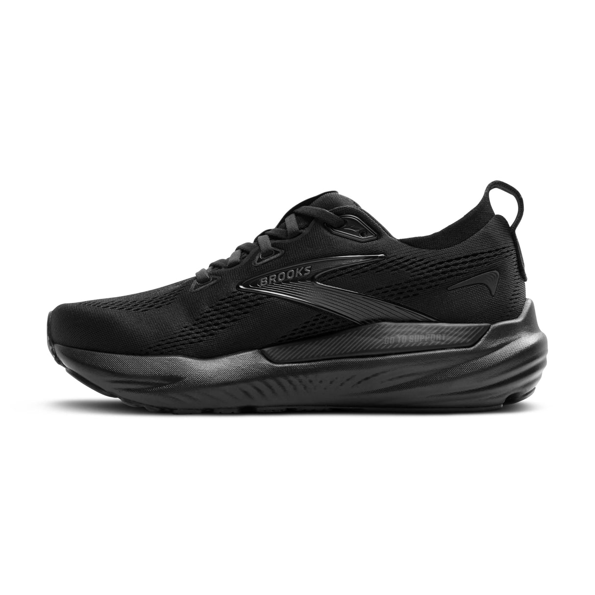 BROOKS Glycerin GTS 22, Sneaker Hombre, Black Black Ebony, 45 EU