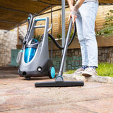 Cecotec Hidroaspirador Conga Triton 4000 UltraClean. 1500 W, 4 en 1: Función Hidrolimpiadora, Aspirador de Sólidos y Líquidos y Sopladora, 120 Bar, Poder Succión 15 kPa, Negro, Azul, Gris.