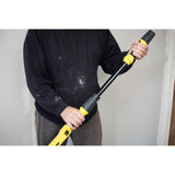 STANLEY FATMAX SFMEE500S-QS Lijadora Eléctrica para Panel de Yeso, con Cable, Potencia de 750 W, Diámetro de Disco 225 mm, Velocidad 1700 rpm, Anillo de Luz LED, Extensible hasta 1.8 mts