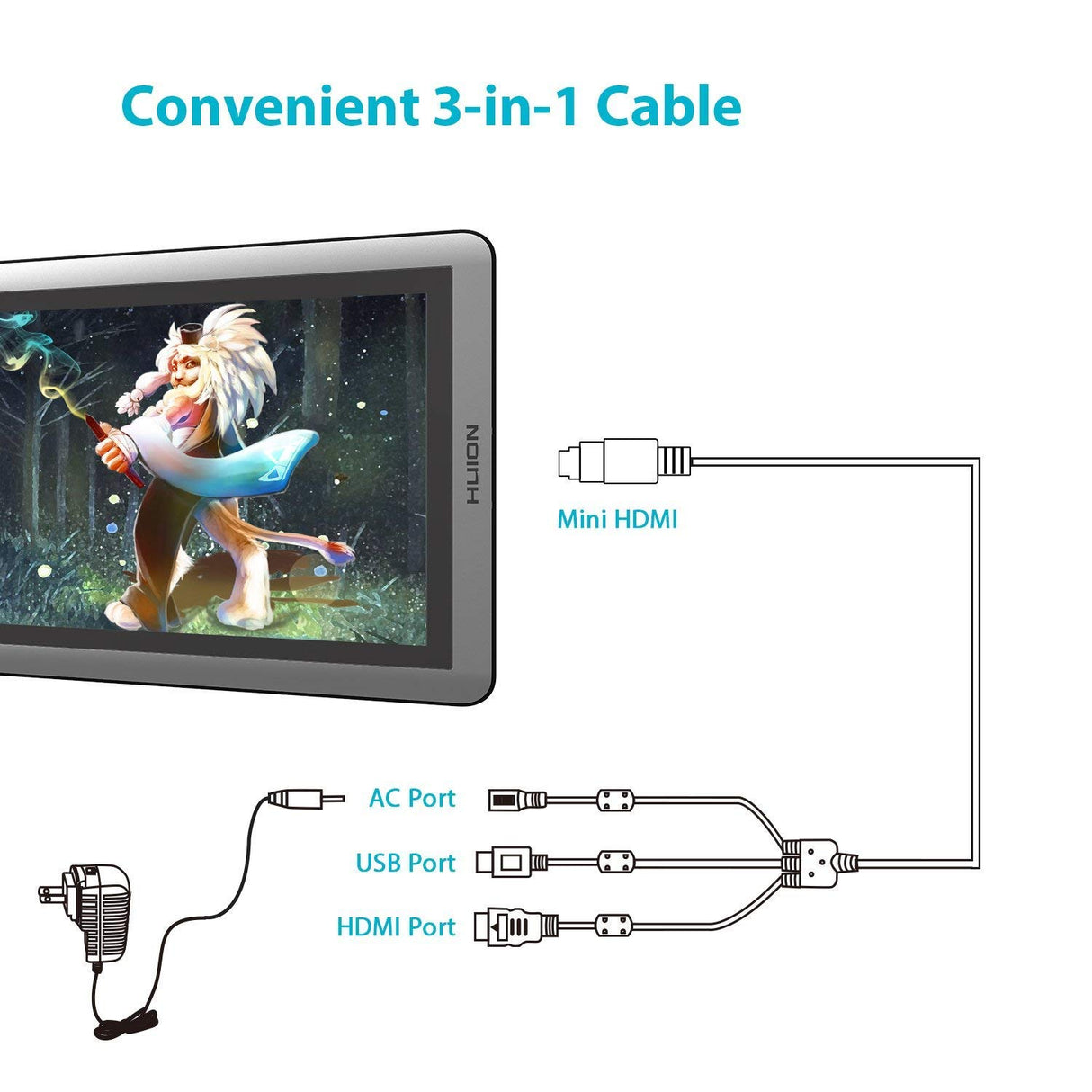 HUION GT-156HD - Ratón