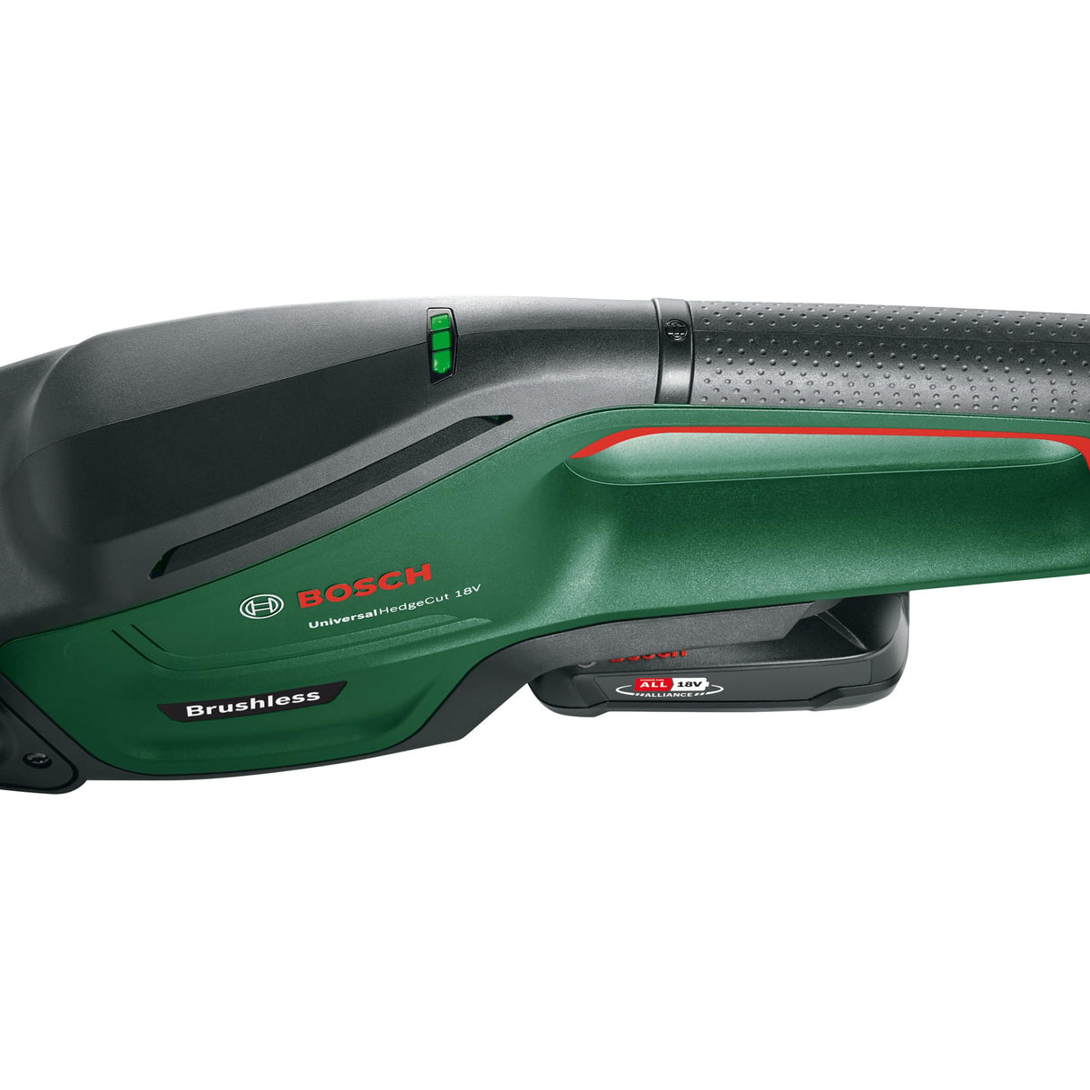Bosch Home and Garden UniversalHedgeCut 18V-50, Cortadora de Setos a Batería, 1 Batería de 2.5 Ah, Sistema de 18 Voltios, Longitud de la Sierra de 50 cm, Embalaje en Caja