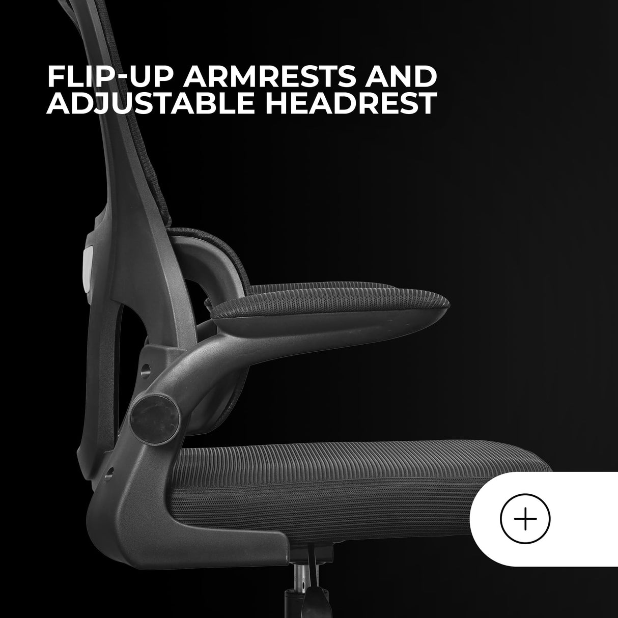Mars Gaming MGC-ERGOPRO, Silla Ergonómica Profesional, Soporte Lumbar Activo, Malla Transpirable, Altura Ajustable 120-130cm, Reposabrazos Abatibles, Reposacabezas Regulable, Silla de Oficina, Negro