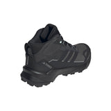 adidas Terrex Skychaser AX5 Mid Gore-Tex Hiking Shoes, Zapatos de Senderismo Mujer, Carbon/Core Black/Semi Flash Aqua, 40 2/3 EU