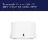 Router wifi de malla eero 6 de Amazon | 140 m2 de cobertura y capacidad para conectar más de 75 dispositivos y expandir tu red eero existente | 1 unidad, modelo de 2021