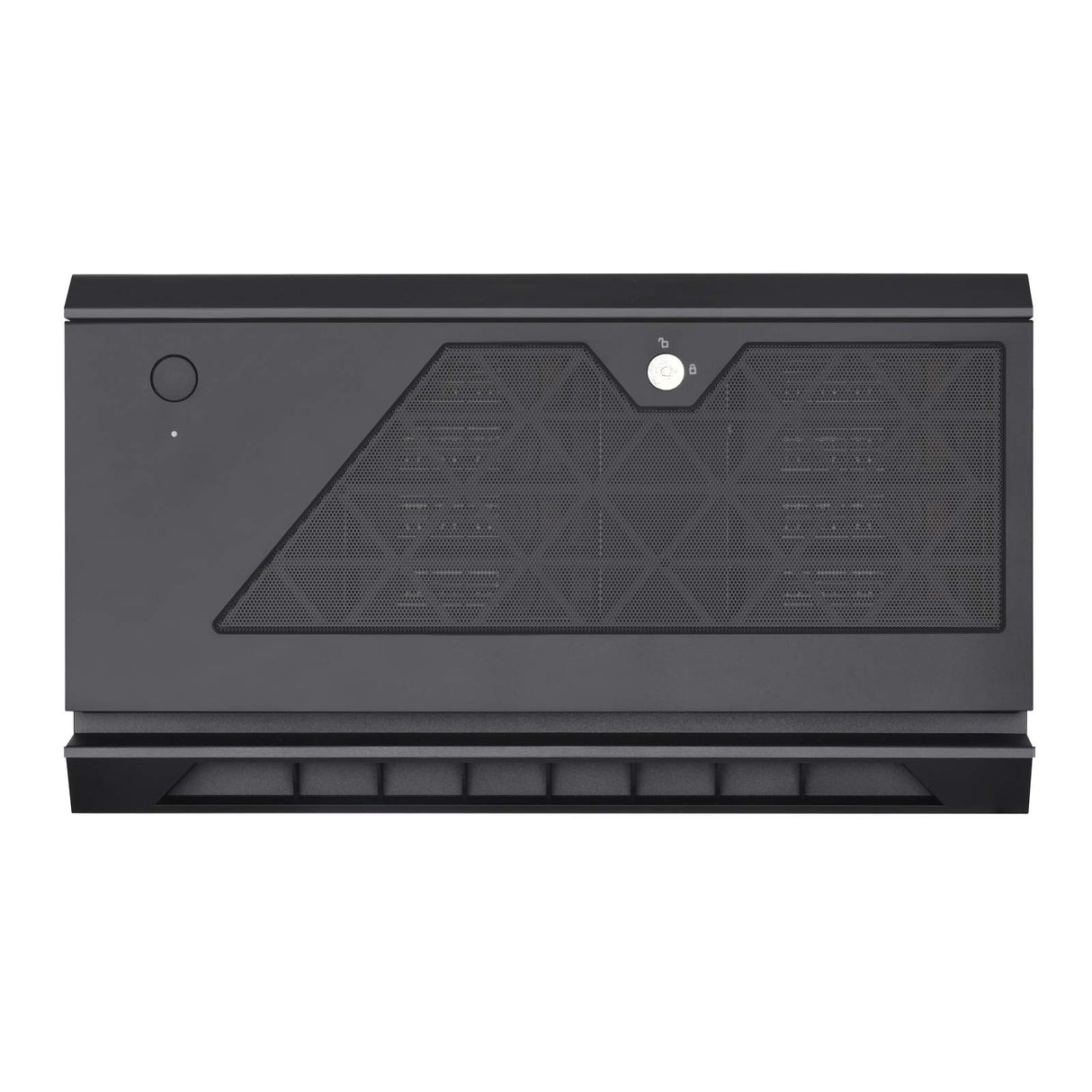 SilverStone Technology SST-CS381 v1.2 - Caja de Almacenamiento ATX Midi Tower para Ordenador, Interior Negro, Compatible con 8 bahías de Disco Duro de 3,5" o 2,5", Puerta Frontal con Cerradura, Negro