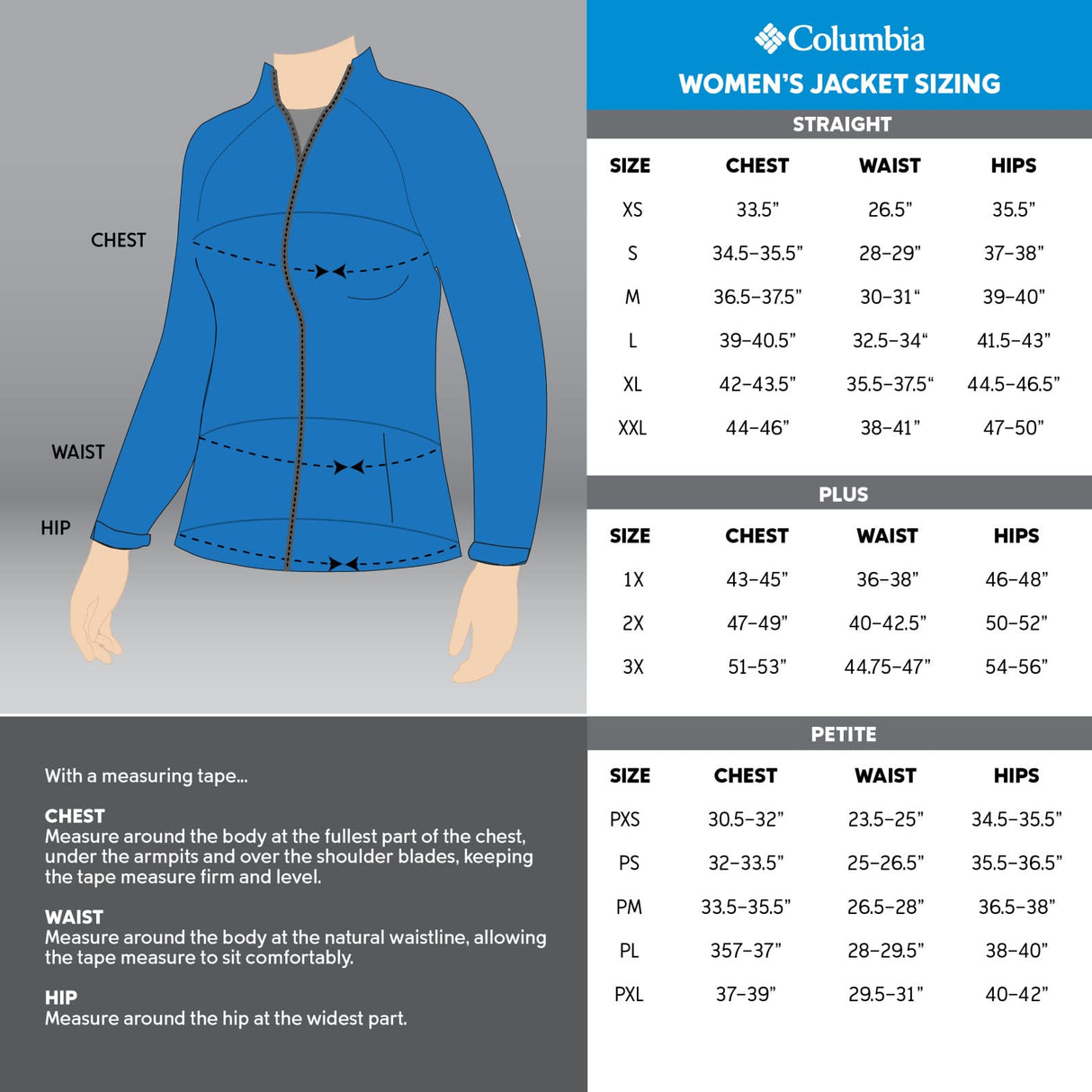 Columbia Powder Lite II Chaqueta de Largo Medio, Forro Reflectante, Tejido Resistente al Agua, Bolsillo Interior Seguro, Bolsillos de Mano con Cremallera, Cremallera Frontal Central de 2 Vías - Mujer