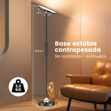 YICAIZI Lámpara de Pie LED Regulable de 42W, Lamparas de Pie Para Salon Superbrillante de 4000 LM Para Sala de Estar Con Luz de Lectura, Ajuste de temperatura de color y brillo (36W RGB)