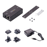 StarTech.com Adaptador Serie a Ethernet - Servidor LAN de Dispositivos Serie RS232 de 1 Puerto - Pared/Carril DIN